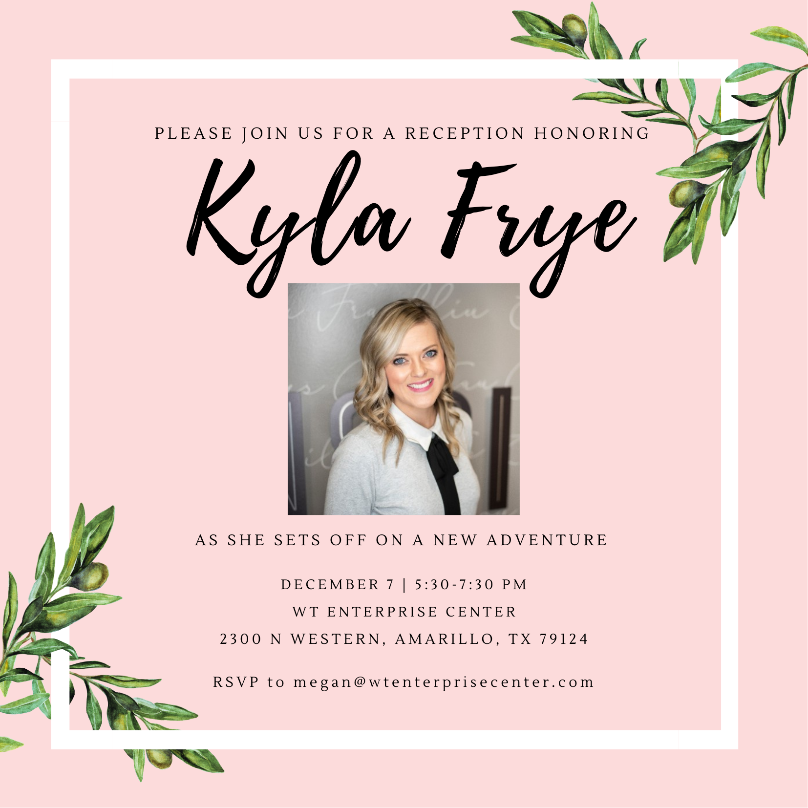 Kyla Frye Farewell